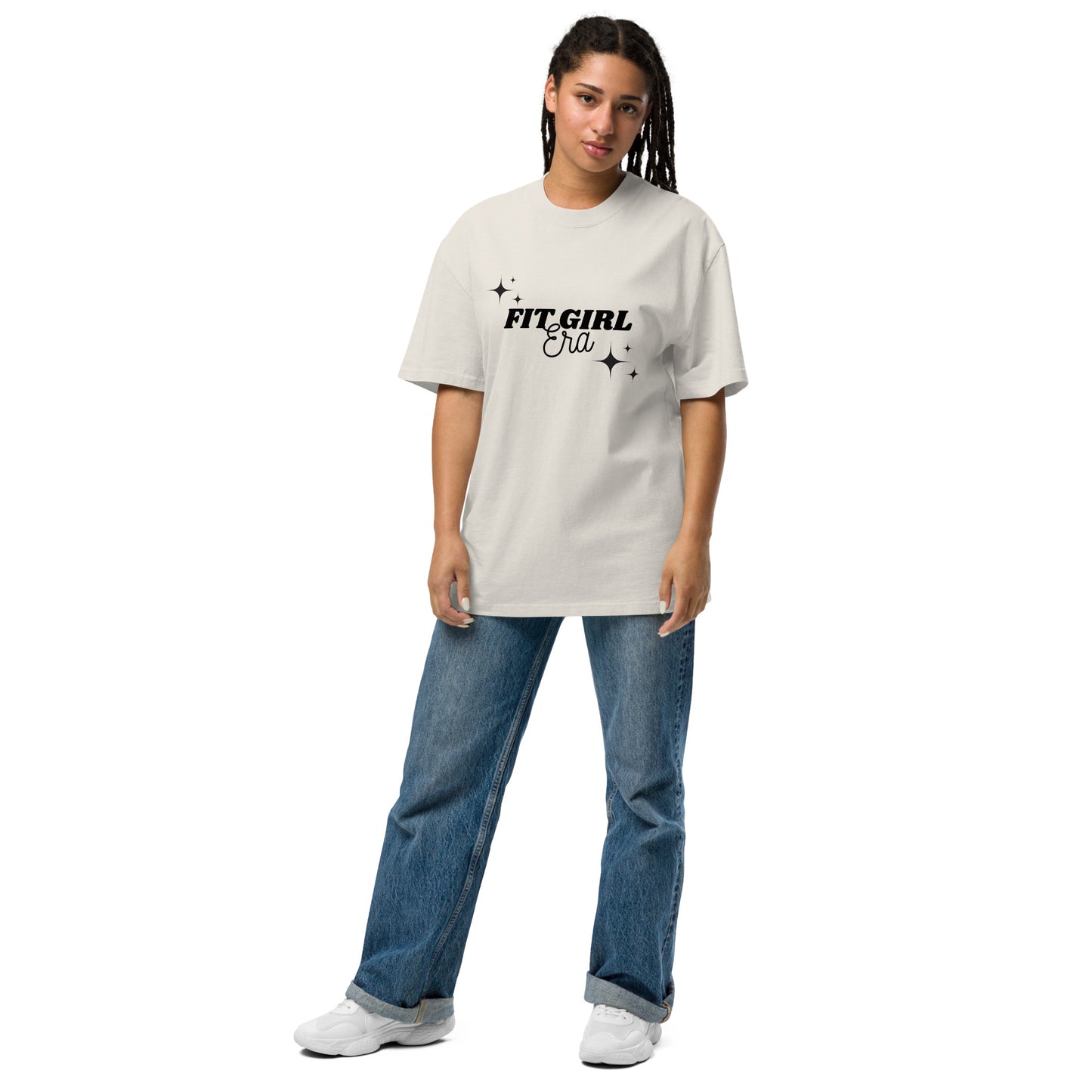 Fit Girl Era Oversized faded t-shirt